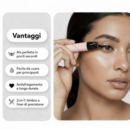GLAMLASH - Eyeliner rotante a doppia punta