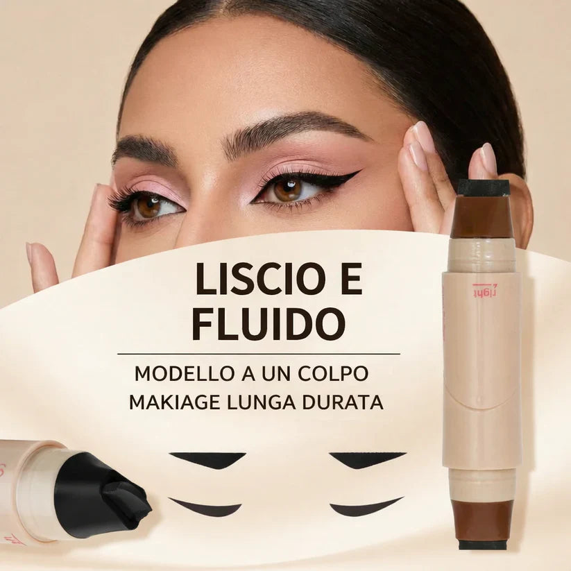 GLAMLASH - Eyeliner rotante a doppia punta